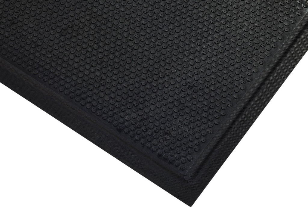 Supreme Scrape Ultra-Durable Anti-Fatigue Safety Mat -  Black