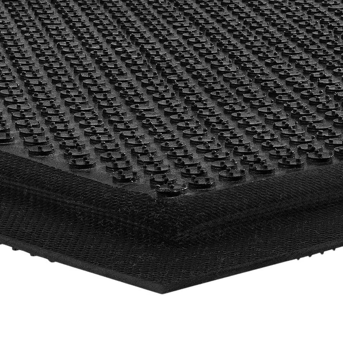 Supreme Scrape Ultra-Durable Anti-Fatigue Safety Mat - Black Side view