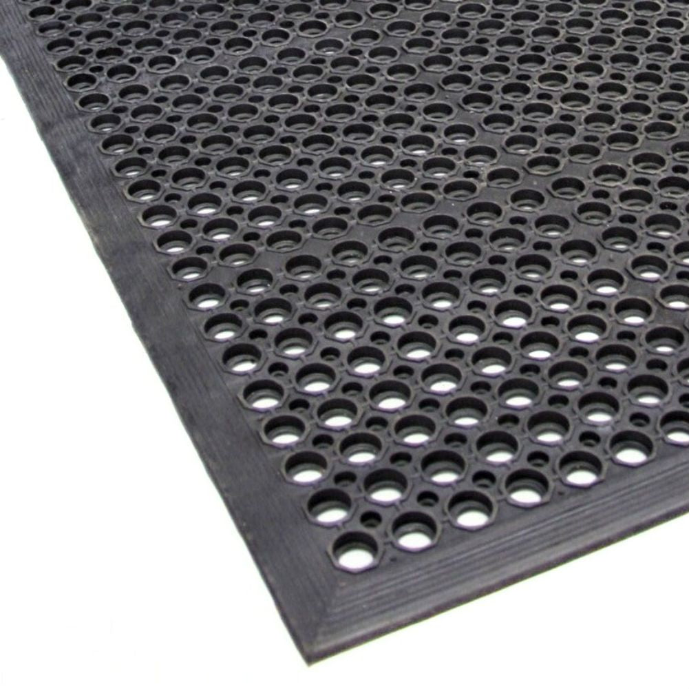 Rubber swarf catch mat swatch