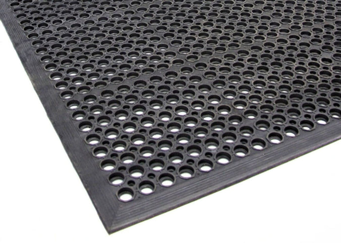 Rubber swarf catch mat swatch