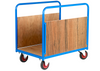 Board and Long Goods Platform Trolleys - Metal and Timber Sides