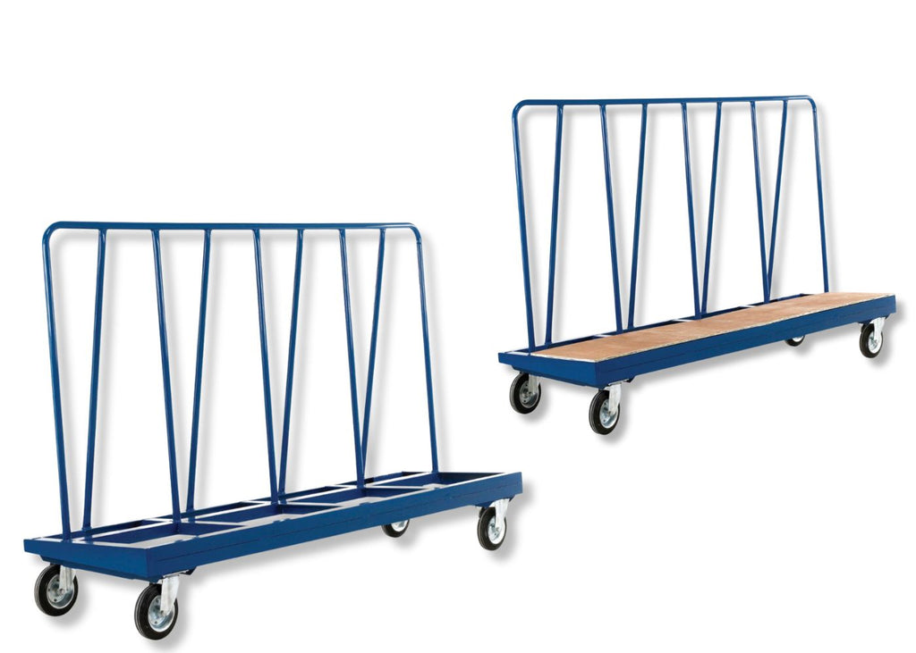 High Frame Board Trolleys - Open or Plywood Base