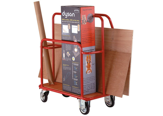 Multi Purpose Board Trolley propped