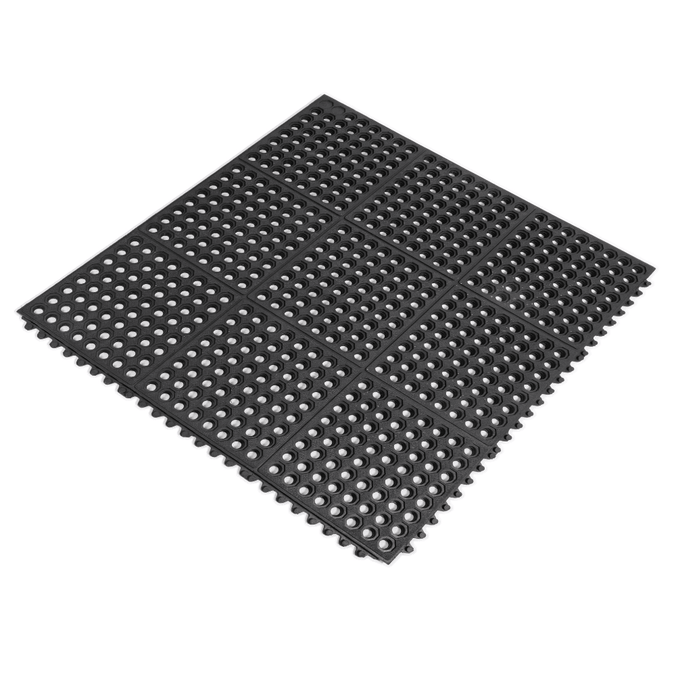 Heavy-Duty Interlocking Bar Floor Mats