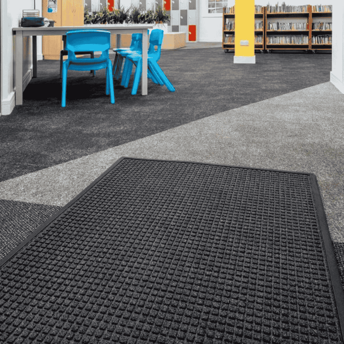 Ultra-Absorbent School Entrance Mat