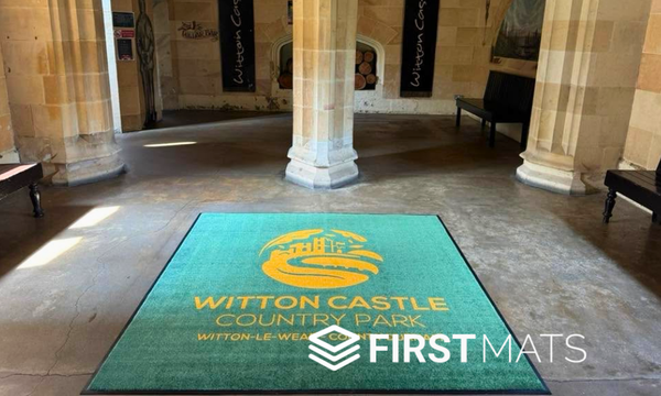 Logo mat installation example