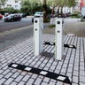 Black and White Rubber Parking Stops (90cm, 120cm, 180cm)