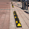 Black and Yellow Rubber Parking Stops (90cm, 120cm, 180cm)