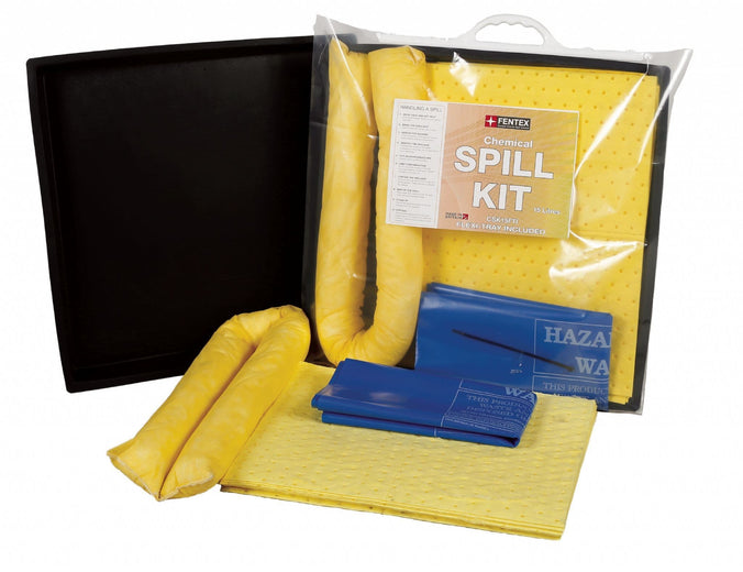 Chemical Spill Kit with Flexi-Tray ( 15 to 40 Litres)