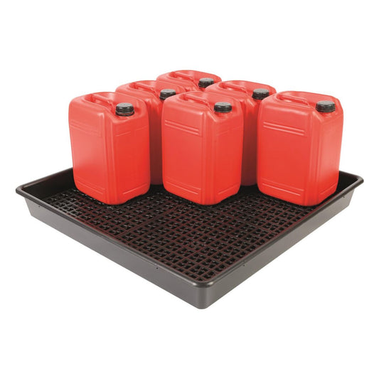 100Ltr Oil and Chemical Spill Tray (9 x 25L drum) - Up to 200kg