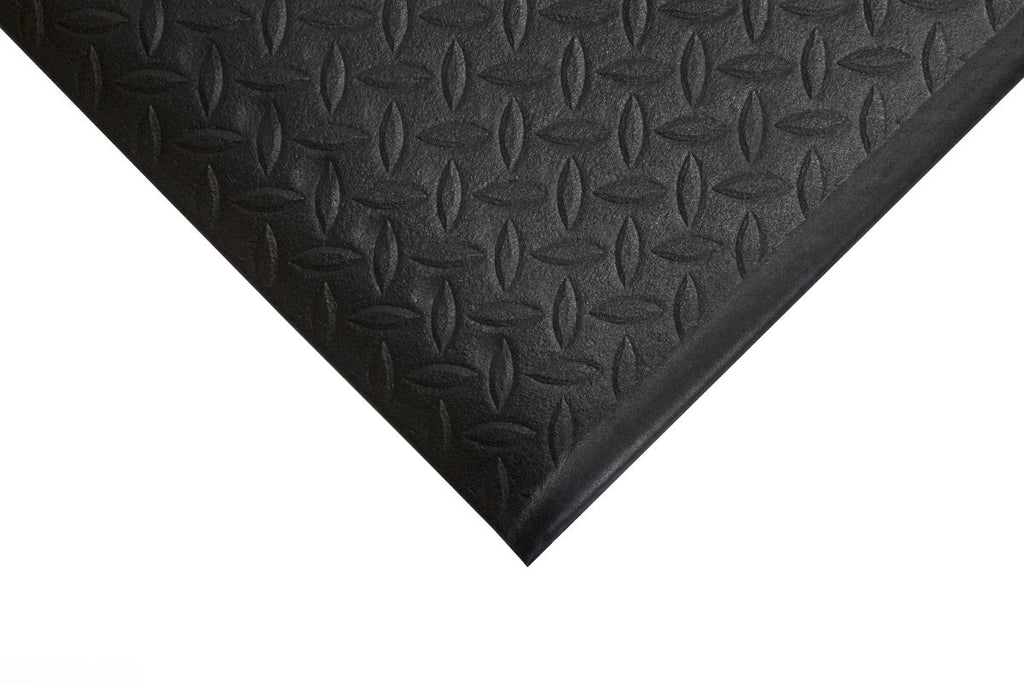 Diamond-patterned AtEase Anti-Fatigue Mat roll for industrial use