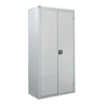 large grey metal cabinet