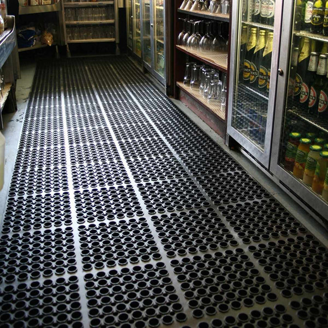 Extra-Comfort Rubber Bar Floor Mats