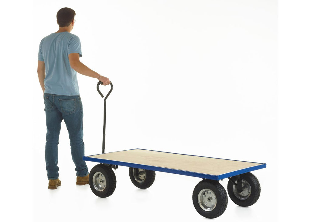 Plywood Base Turntable Trucks with Puncture-Proof Wheels