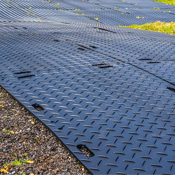 heavy duty ground protect tile trackway