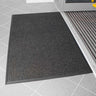 Dark grey entrance mat in a shop entrance