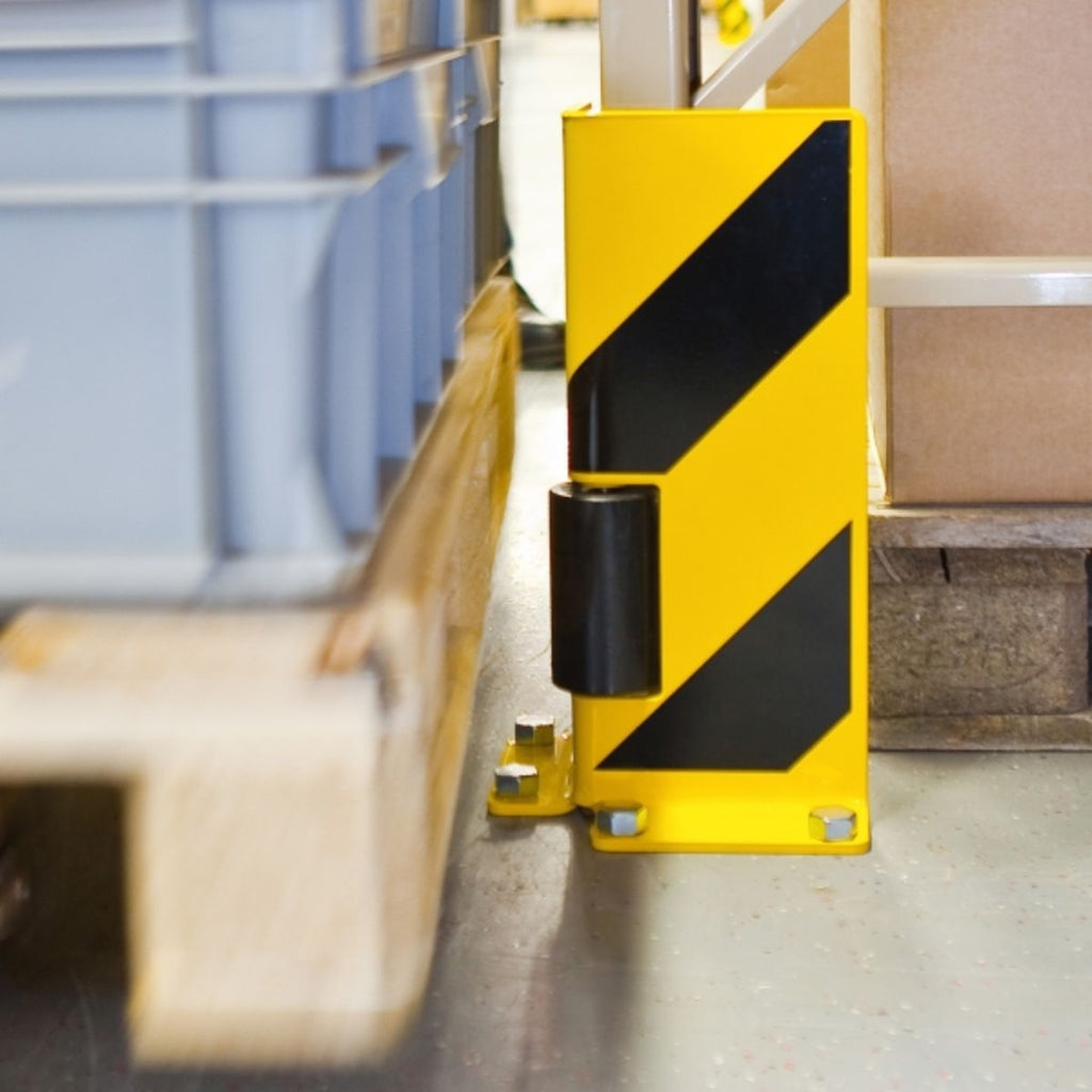 Pallet Racking Protectors with Rollers