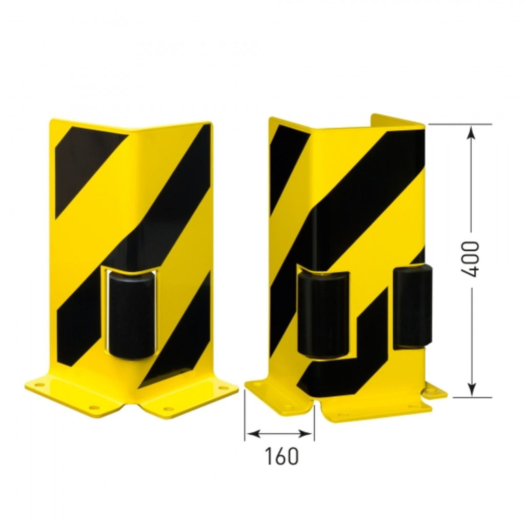 Pallet Racking Protectors with Rollers