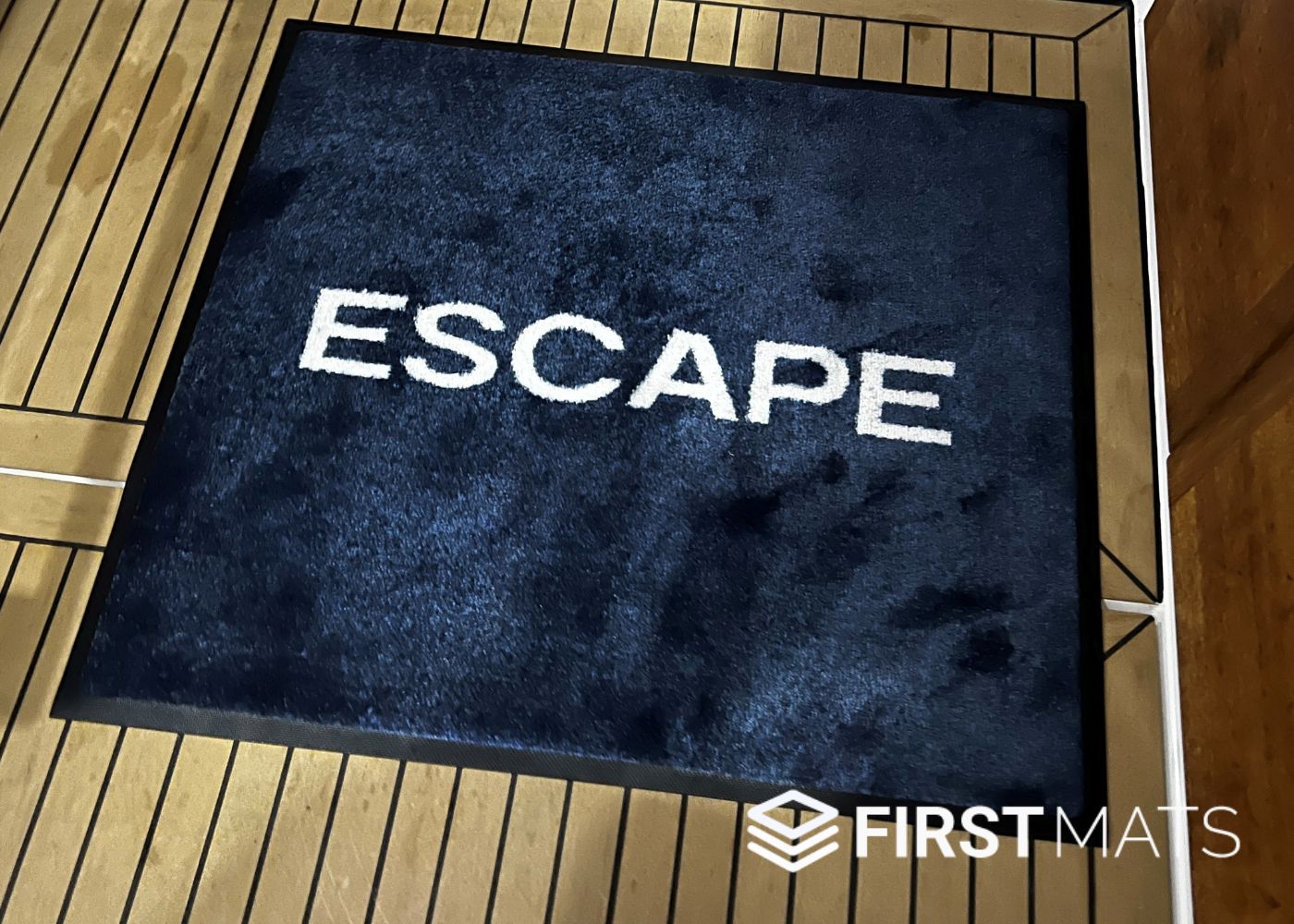 Luxury Boat/Yacht Deck Logo Mat
