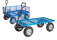 Mesh Base Turntable Trucks with Puncture-Proof Wheels
