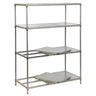 Heavy-Duty Polymer Cold Room Shelving Units - Solid Shelves