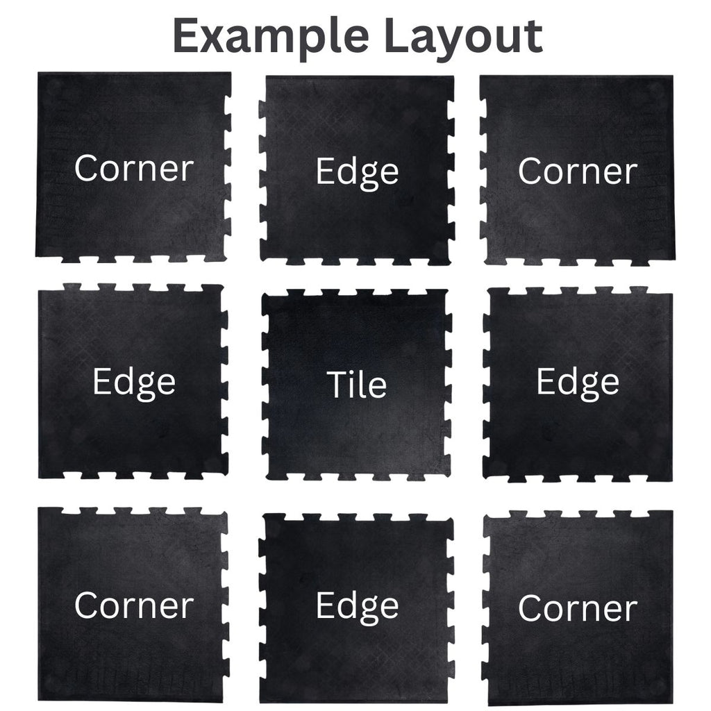 Pro-Gym Interlocking Gym Mat Tiles
