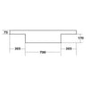 Racking Bunded Pallet - 220-Litre Sump