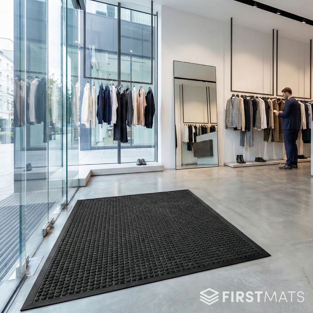 Heavy-Duty Shop Entrance Mat | First Mats
