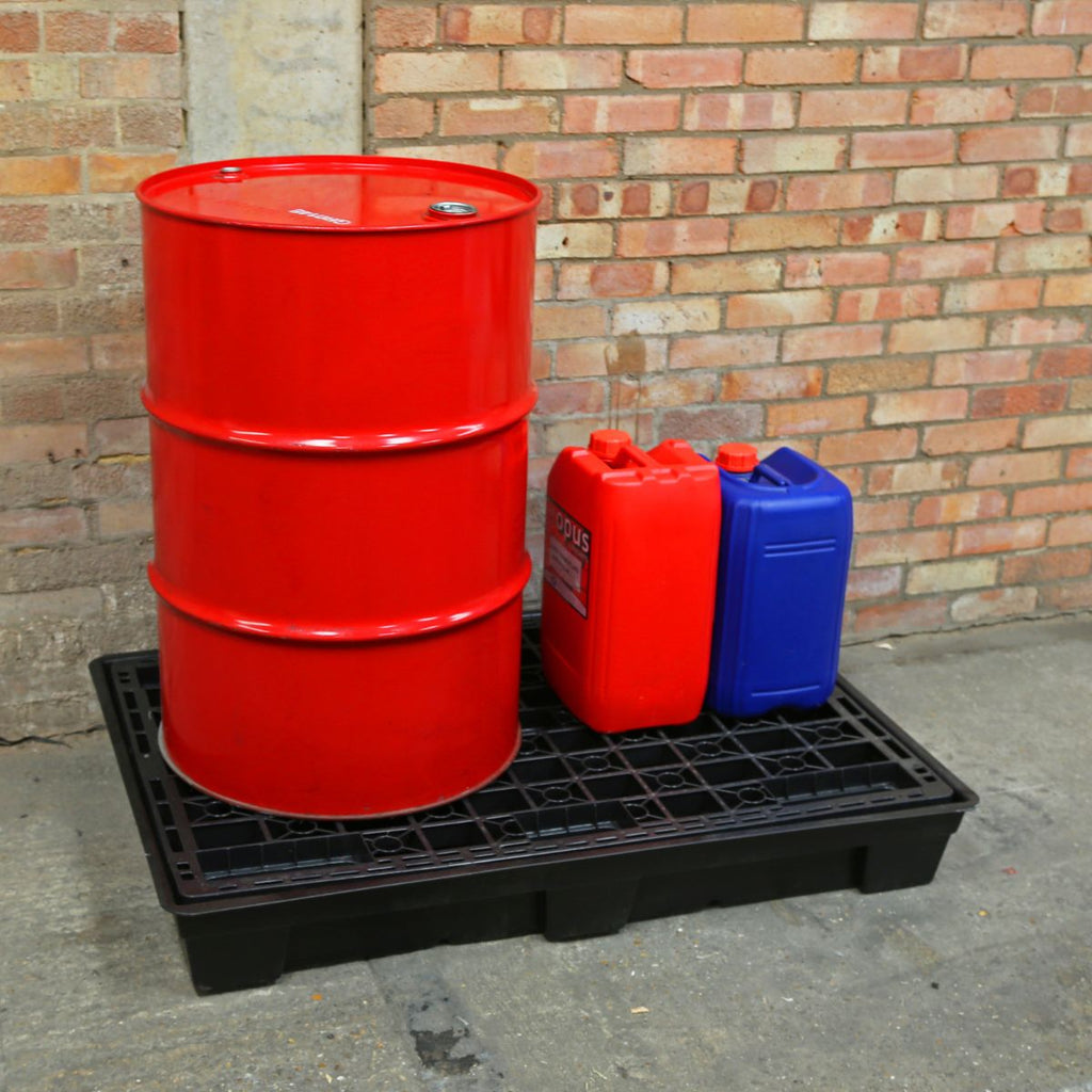 Standard Spill Containment Pallet for 2 x 205Ltr Drums