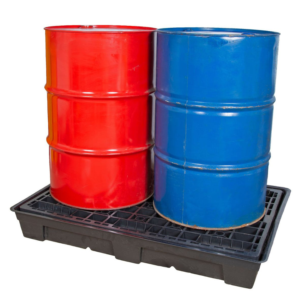 Standard Spill Containment Pallet for 2 x 205Ltr Drums