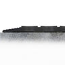 Anti-fatigue industrial mat roll with debris collection
