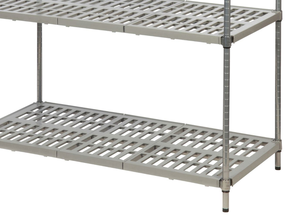 Heavy-Duty Vented Polymer Cold Room Shelving Units - 460mm Depth