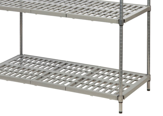 Heavy-Duty Polymer Cold Room Shelving Units - Vented Shelves