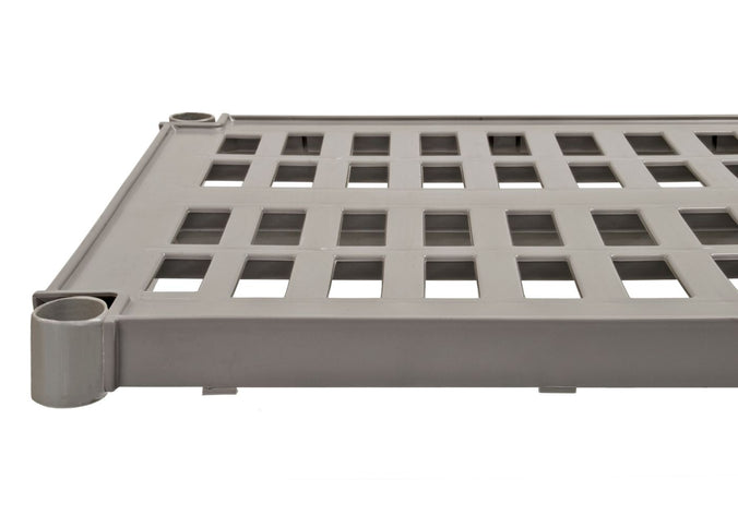 Heavy-Duty Polymer Cold Room Shelving Units - Vented Shelves