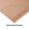 Heavy-Duty Workbench with Cupboard, Upper Shelf & LED Lighting