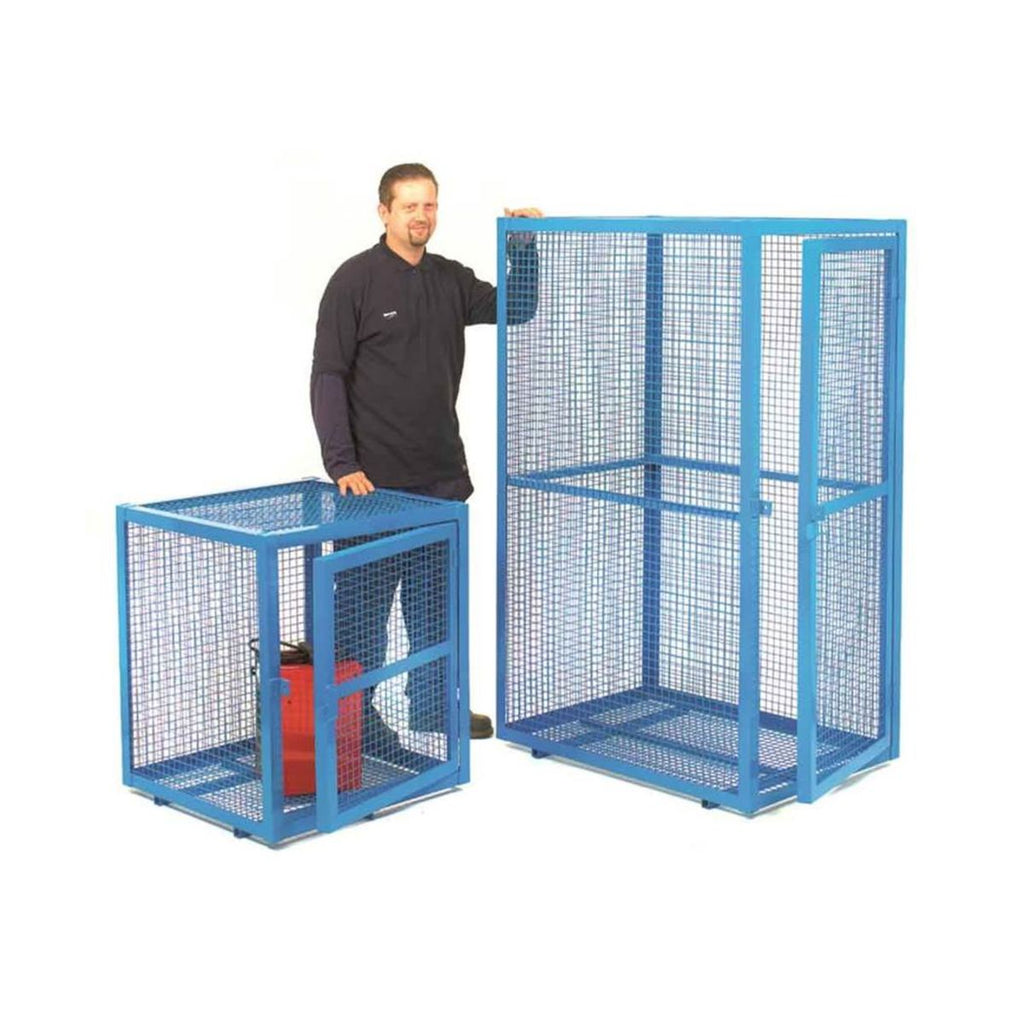 Lockable Welded Steel Security Cages - Single Door (6235787886763)
