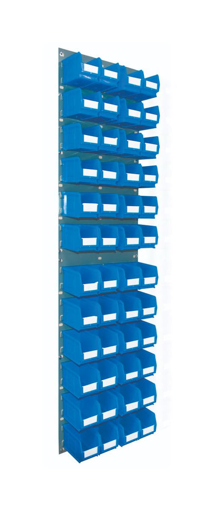 Louvre Panel and Parts Bin Kit with 48 TC2 Bins blue (4797086367779)