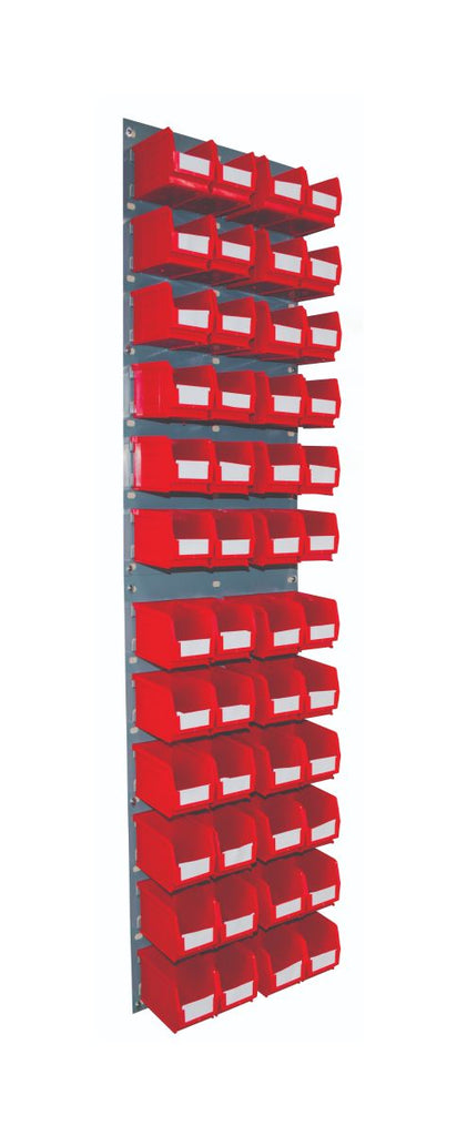 Louvre Panel and Parts Bin Kit with 48 TC2 Bins red (4797086367779)
