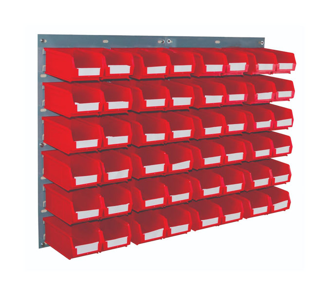 Louvre Panel and Parts Bin Kit with 48 TC2 Bins red horizontal (4797086367779)