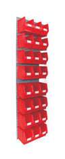 Louvre Panel and Parts Bin Kit with 24 TC3 Bins red (4797086400547)