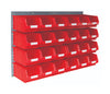 Louvre Panel and Parts Bin Kit with 24 TC3 Bins red horizontal (4797086400547)