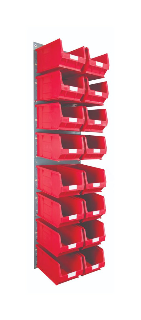 Storage Bin Rack Kit with 16 TC4 Bins