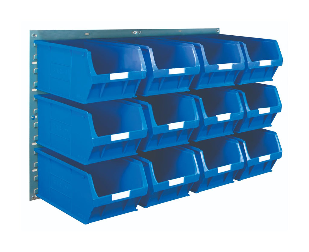 Louvre Panel and Parts Bin Kit with 12 TC5 Bins blue horizontal (4797086466083)