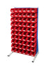 Louvre Panel Stand and Container Starter Kits - Single Sided TC3 red (4797086531619)
