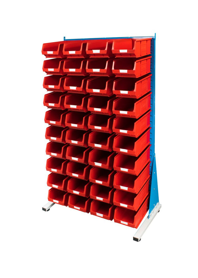 Louvre Panel Stand and Container Starter Kits - Single Sided TC4 red (4797086531619)