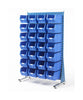 Louvre Panel Stand and Container Starter Kits - Single Sided TC5 blue (4797086531619)