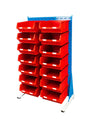 Louvre Panel Stand and Container Starter Kits - Single Sided TC6 red (4797086531619)