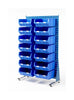 Louvre Panel Stand and Container Starter Kits - Single Sided TC6 blue (4797086531619)