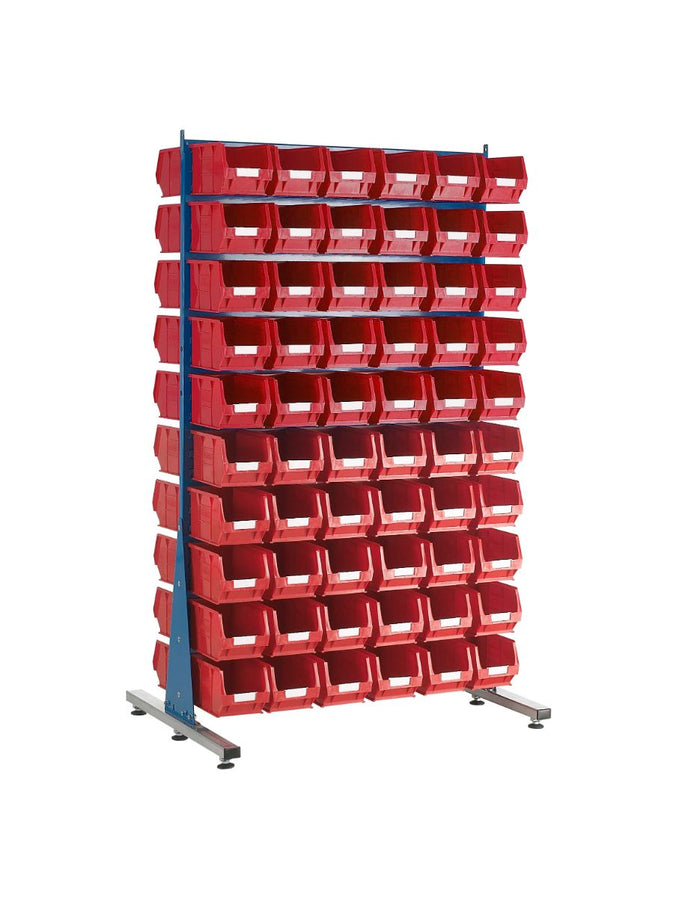 Louvre Panel Stand and Container Starter Kits - Double Sided TC3 red (4797086564387)