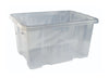 24L Basic Clear Plastic Storage Containers without Lids (4798401085475)
